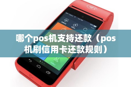 哪个pos机支持还款（pos机刷信用卡还款规则）