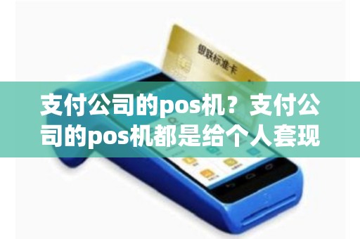 支付公司的pos机？支付公司的pos机都是给个人套现的吗