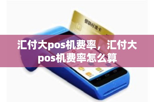 汇付大pos机费率，汇付大pos机费率怎么算