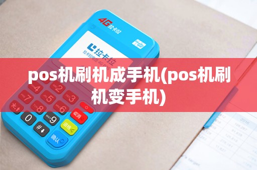 pos机刷机成手机(pos机刷机变手机)