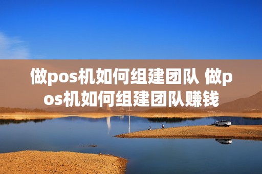 做pos机如何组建团队 做pos机如何组建团队赚钱