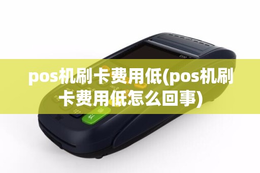 pos机刷卡费用低(pos机刷卡费用低怎么回事)