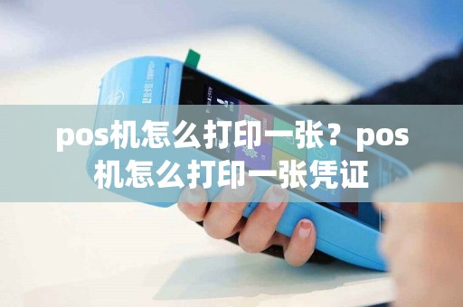 pos机怎么打印一张？pos机怎么打印一张凭证