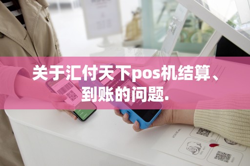 关于汇付天下pos机结算、到账的问题.