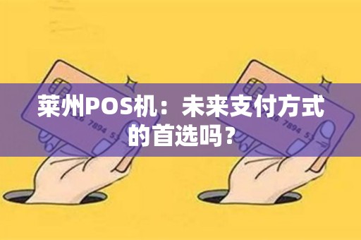 莱州POS机：未来支付方式的首选吗？