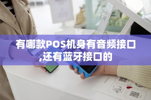 有哪款POS机身有音频接口,还有蓝牙接口的