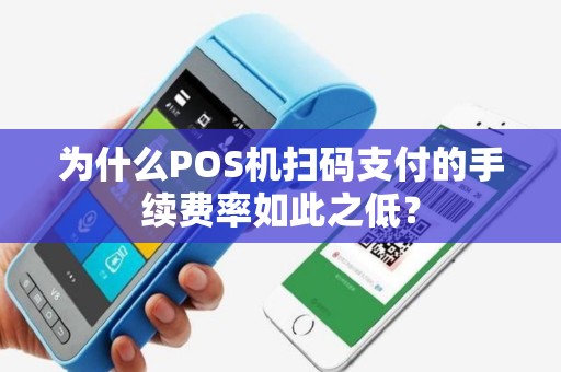 为什么POS机扫码支付的手续费率如此之低？