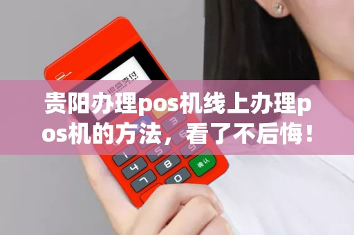贵阳办理pos机线上办理pos机的方法，看了不后悔！