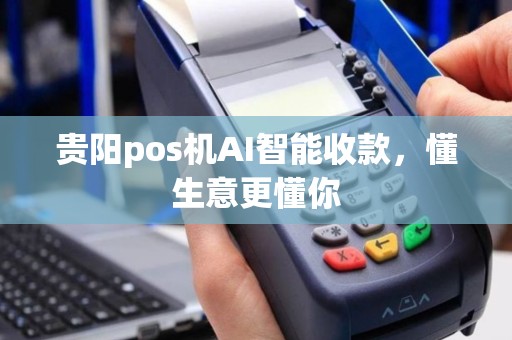 贵阳pos机AI智能收款，懂生意更懂你