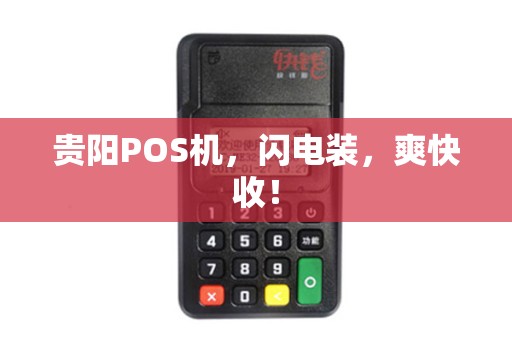 贵阳POS机，闪电装，爽快收！