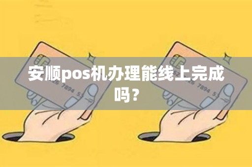 安顺pos机办理能线上完成吗？