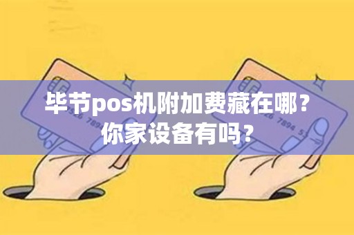 毕节pos机附加费藏在哪？你家设备有吗？