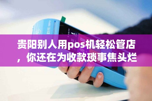 贵阳别人用pos机轻松管店，你还在为收款琐事焦头烂额？
