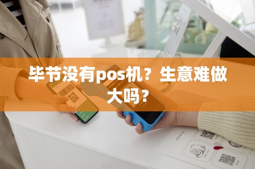 毕节没有pos机？生意难做大吗？