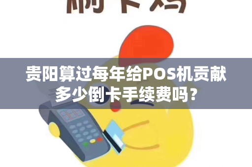 贵阳算过每年给POS机贡献多少倒卡手续费吗？
