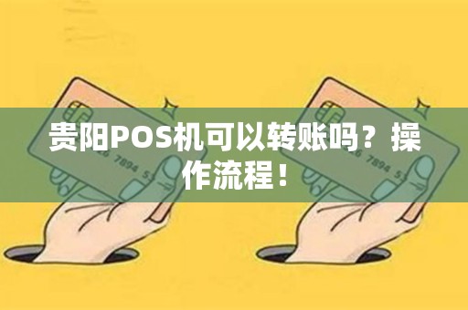 贵阳POS机可以转账吗？操作流程！