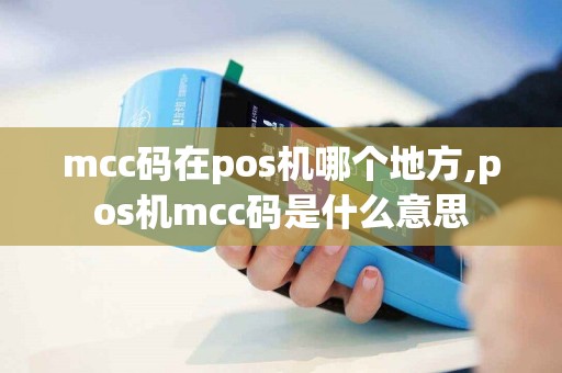 mcc码在pos机哪个地方,pos机mcc码是什么意思